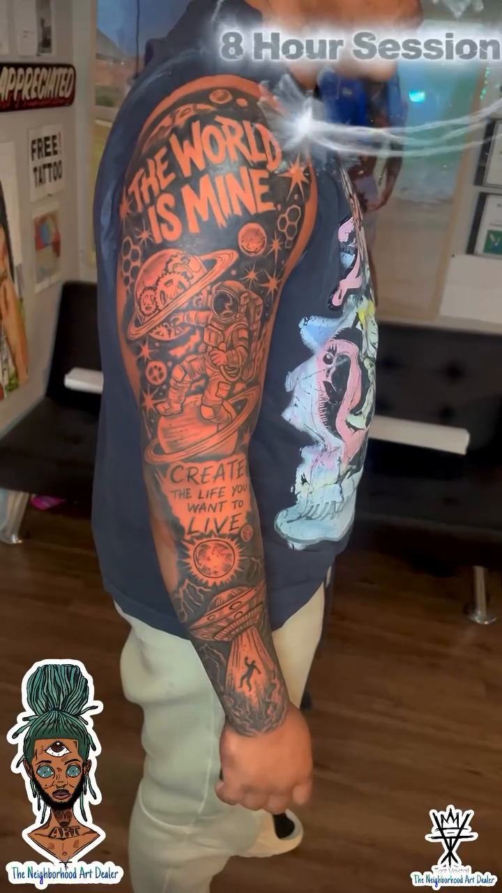 Tattoo by @the_neighborhood_art_dealer — blackwork, geometric