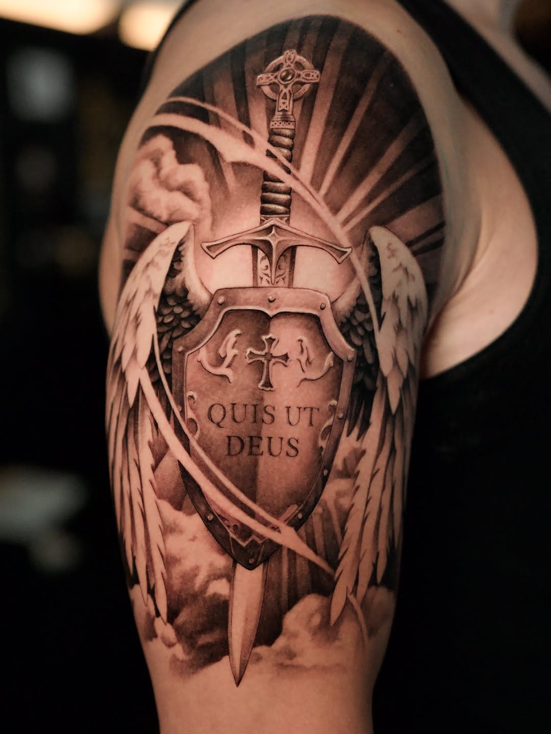 Tattoo by @williammeyertattoo โ black_and_grey, realism
