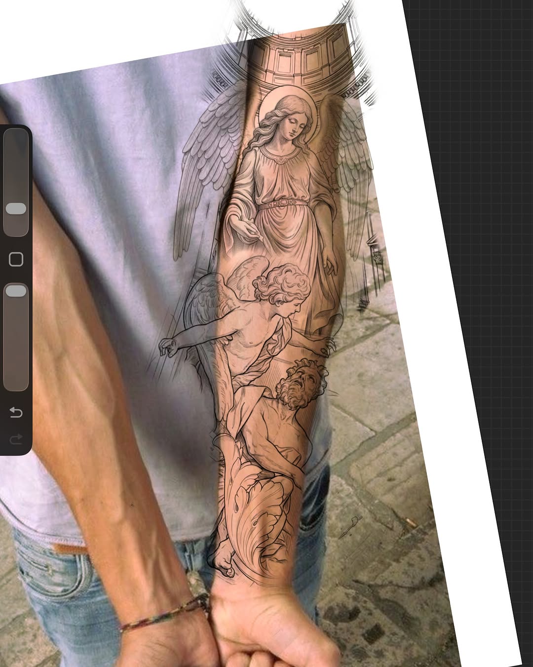 Tattoo by @cot_tattoo โ realism, black_and_grey