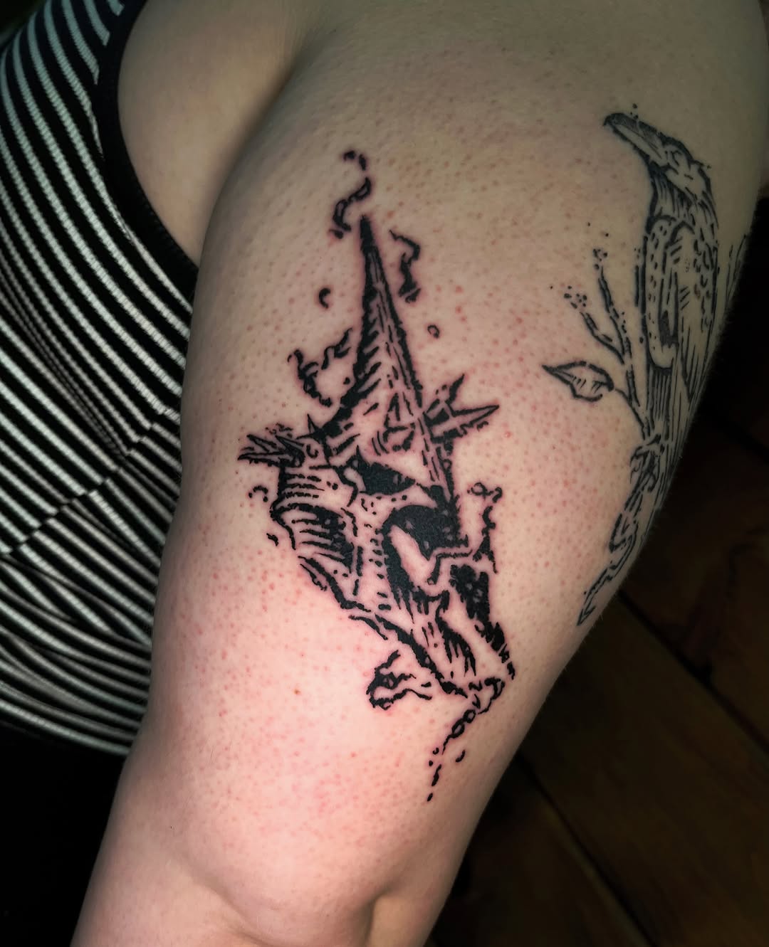Tattoo by @everguild.ink — illustrative, black_and_grey