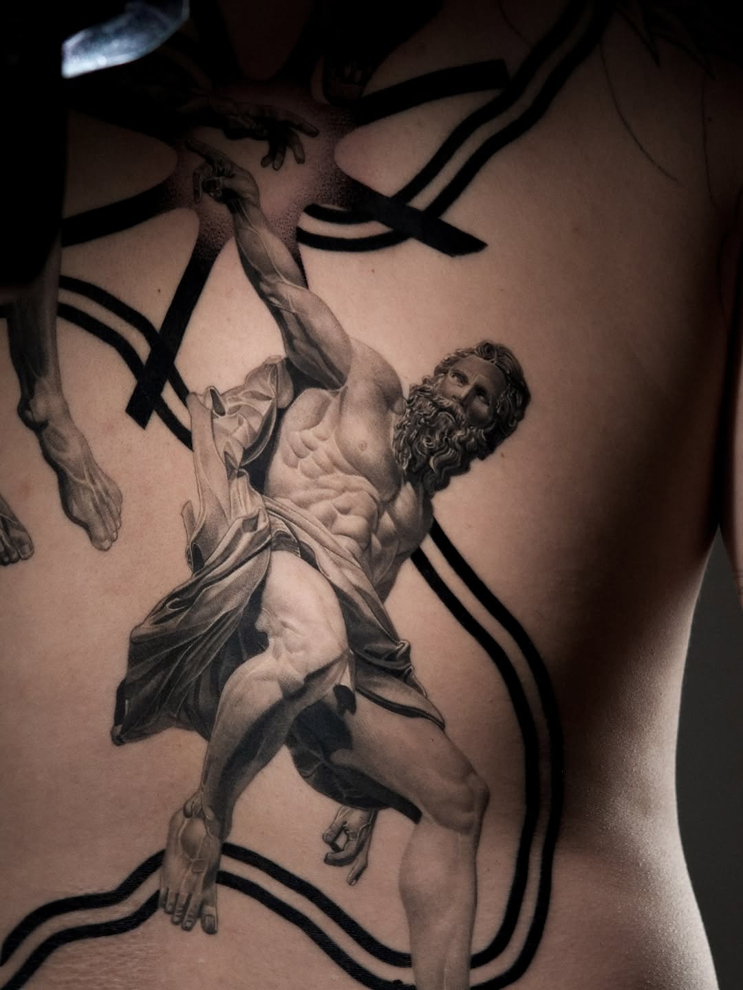 Tattoo by @comma_ttt — realism, black_and_grey