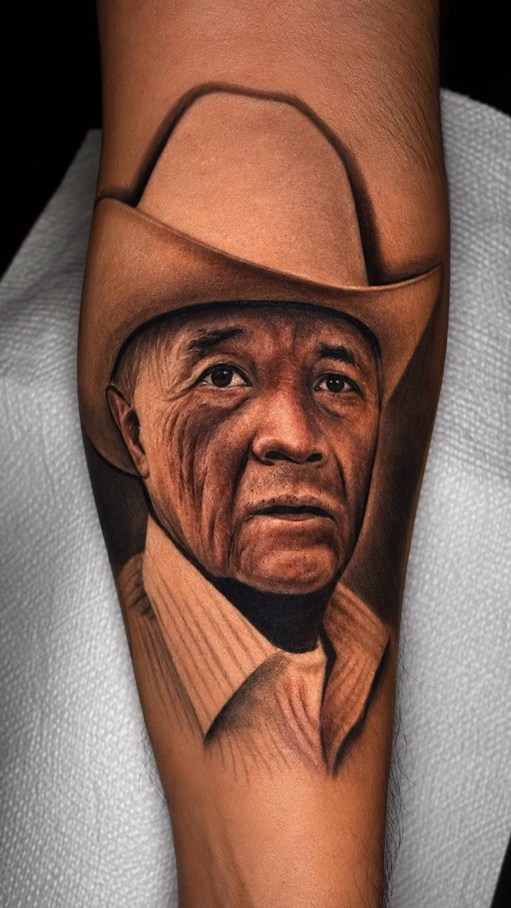 Tattoo by @sixxdeuce — realism, black_and_grey