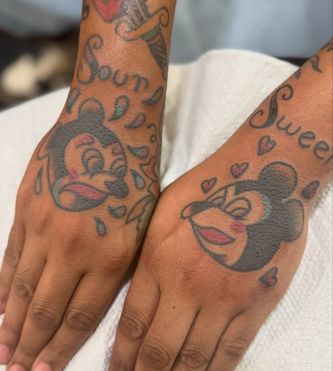 Tattoo by @joe_tatum โ american_traditional, lettering_script