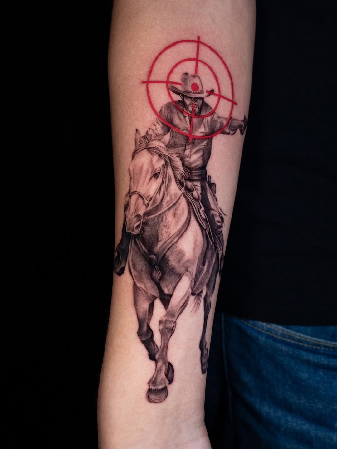 Tattoo by @jordanmtattoo โ realism, black_and_grey