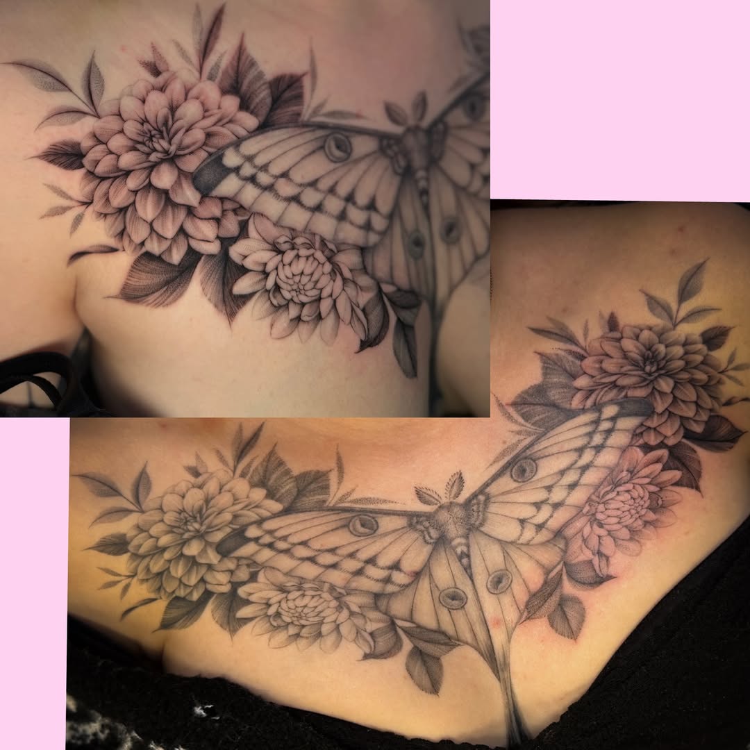Tattoo by @alleybangarang — black_and_grey, realism