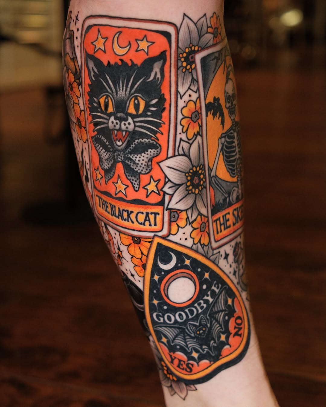 Tattoo by @davidbruehl — american_traditional, neo_traditional