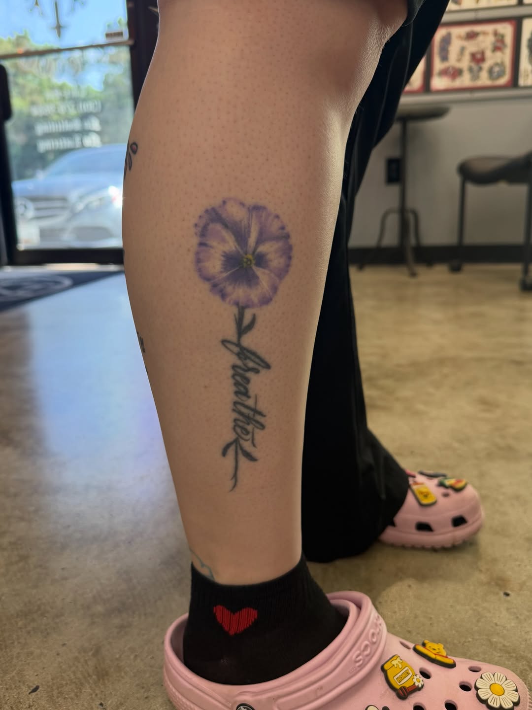 Tattoo by @terrymorgantattoos — fine_line, lettering_script
