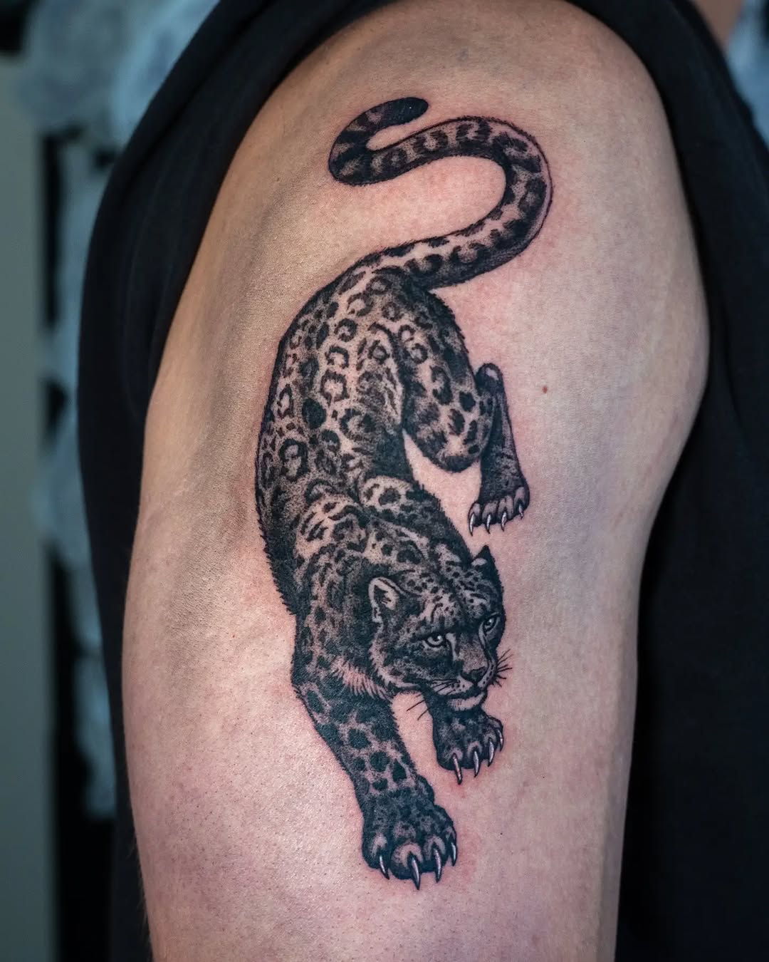Tattoo by @blacksol.tattoo — realism, black_and_grey