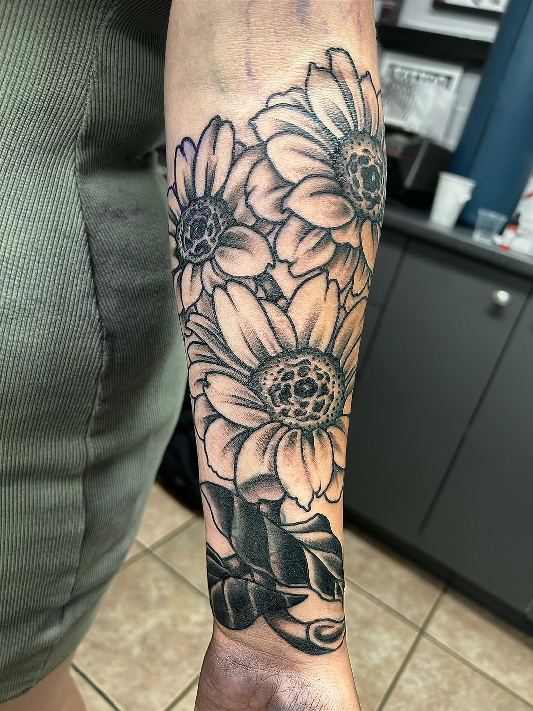 Tattoo by @olaf.tattoos — black_and_grey, realism