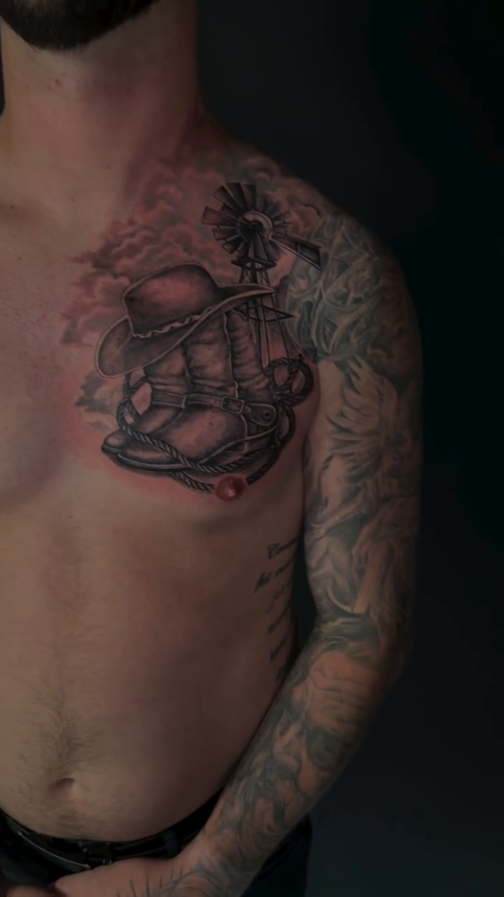 Tattoo by @vkilamb_studiotattoo — black_and_grey, realism