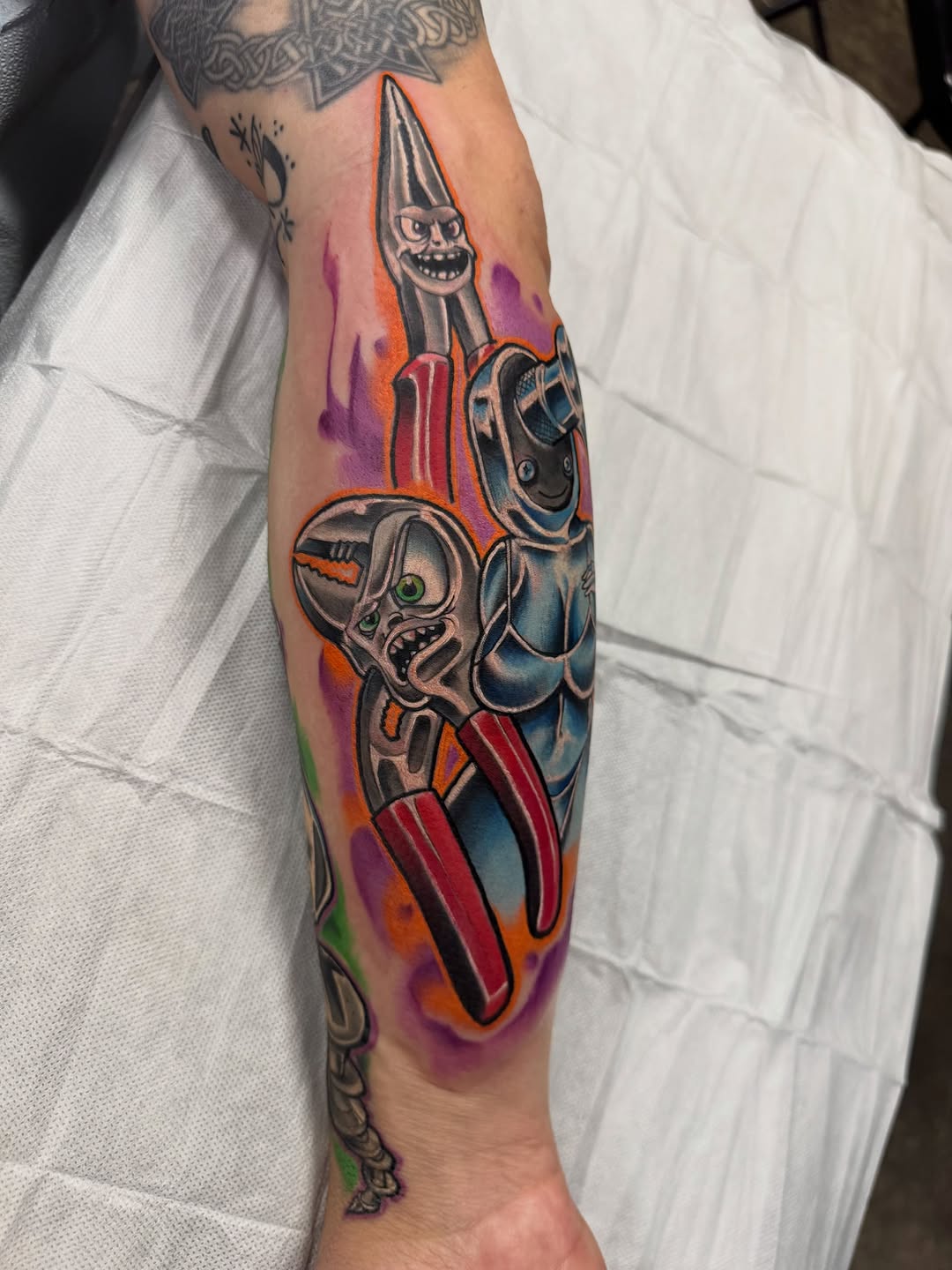 Tattoo by @travisbrowntattoos — new_school