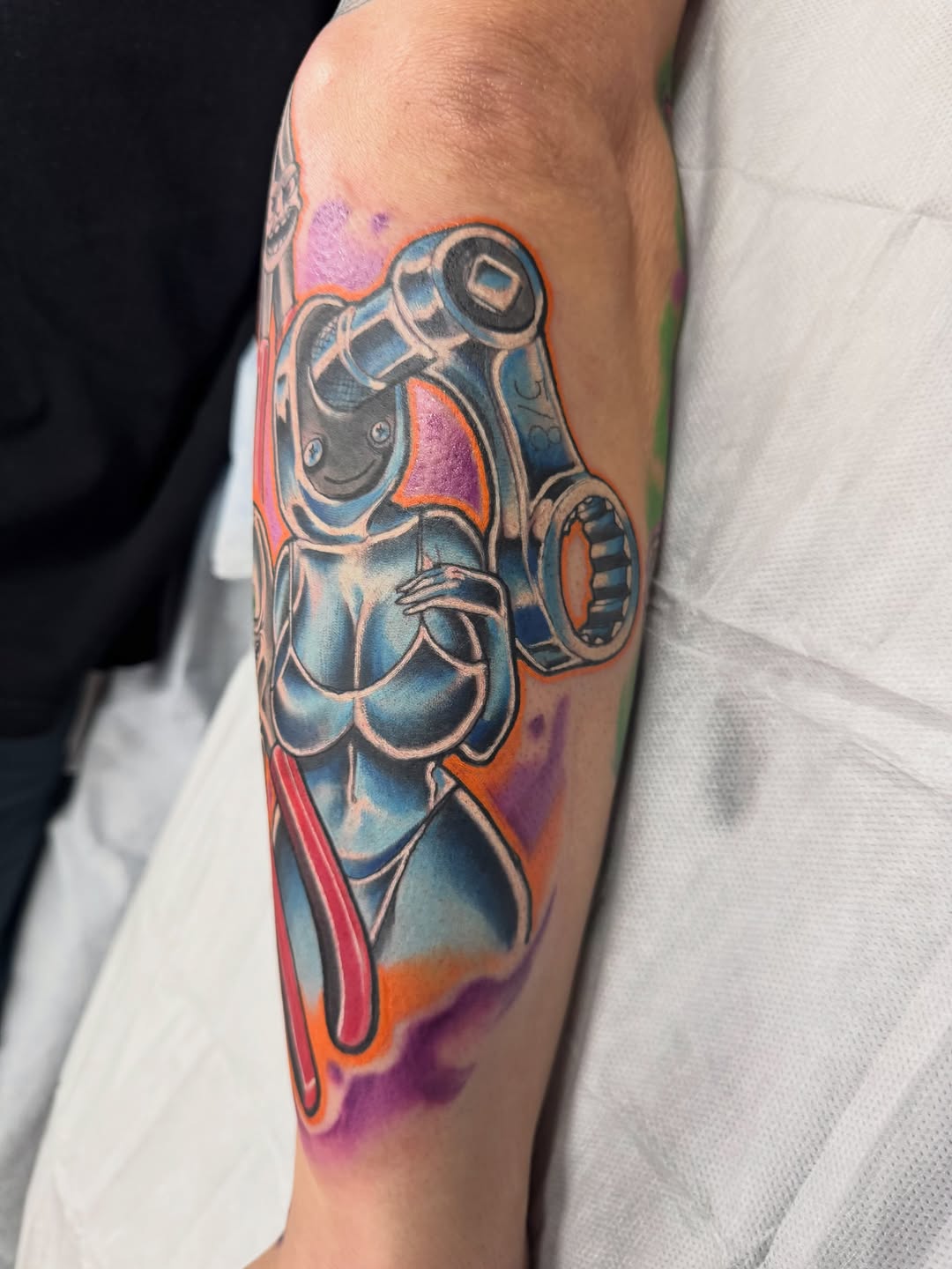 Tattoo by @travisbrowntattoos — new_school, realism