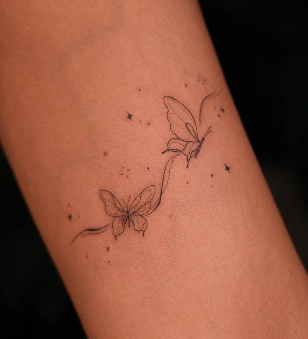 Tattoo by @_nikonv — fine_line