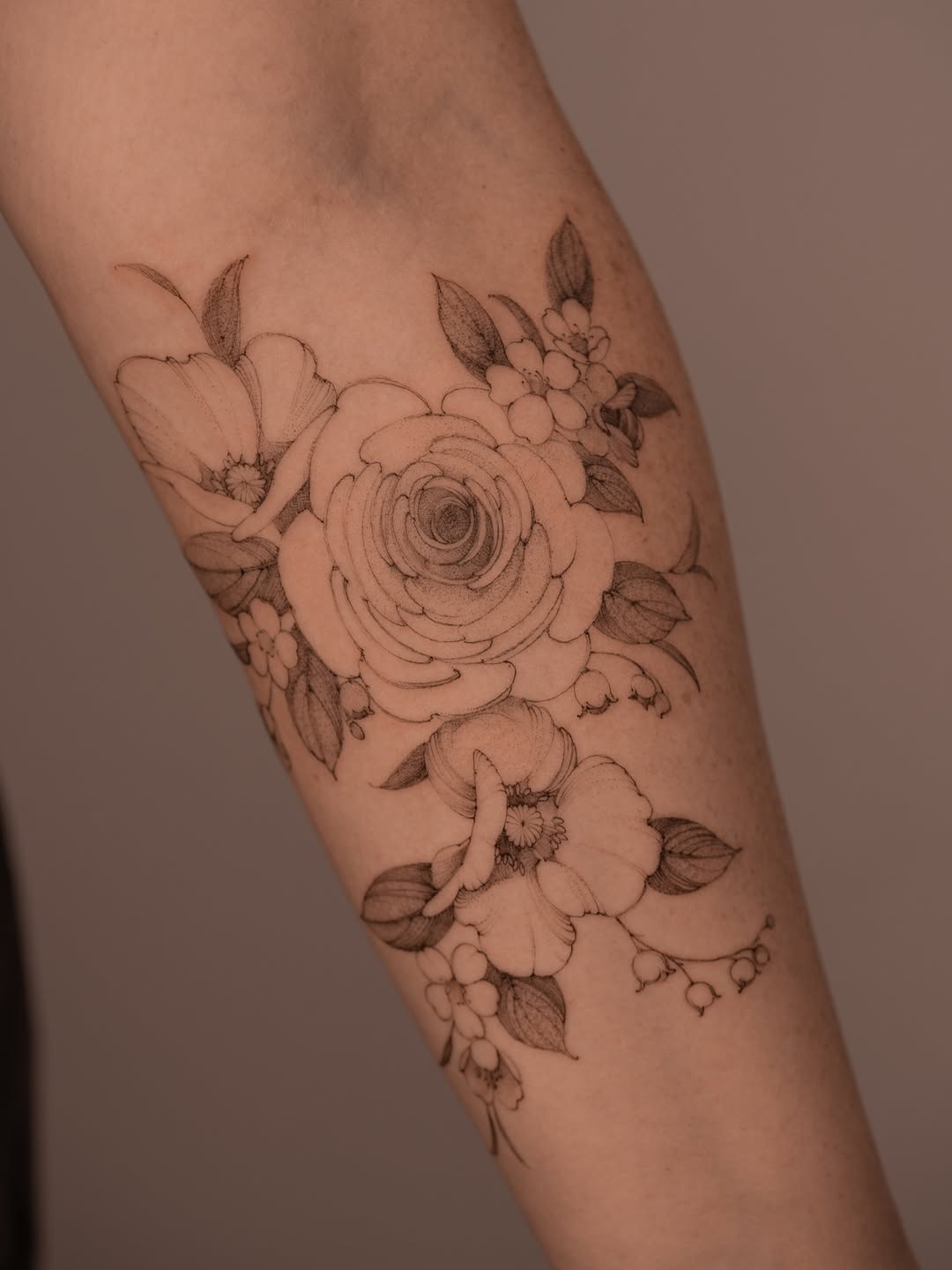 Tattoo by @shekhme โ fine_line, black_and_grey