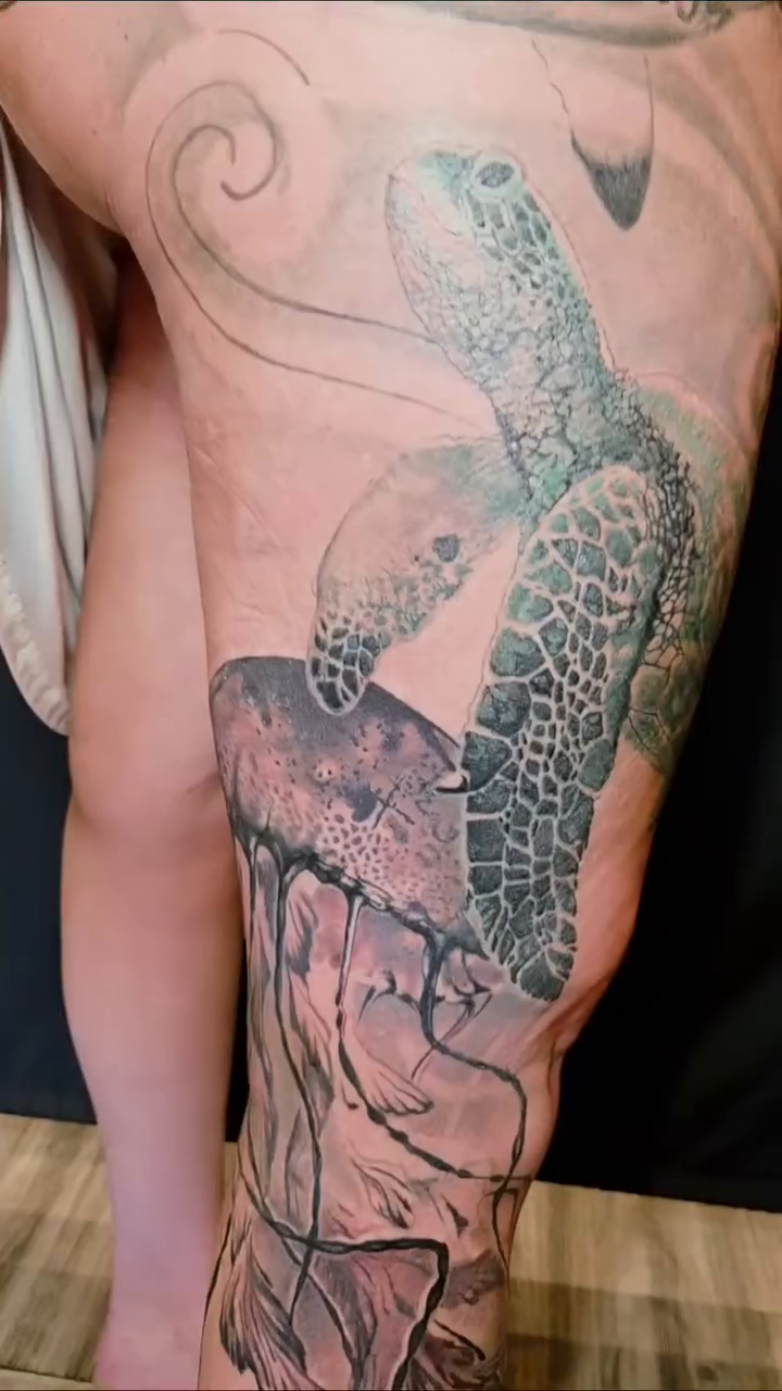 Tattoo by @jousmile_tattoos — realism, black_and_grey