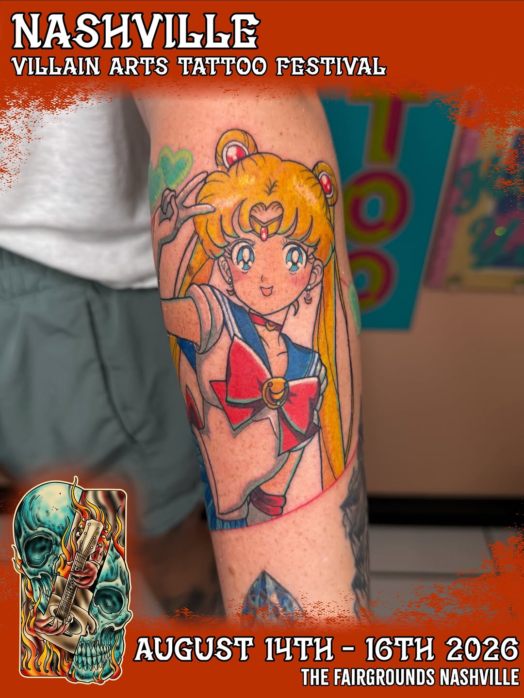 Tattoo by @crystal_rose_art_ β anime, neo_traditional