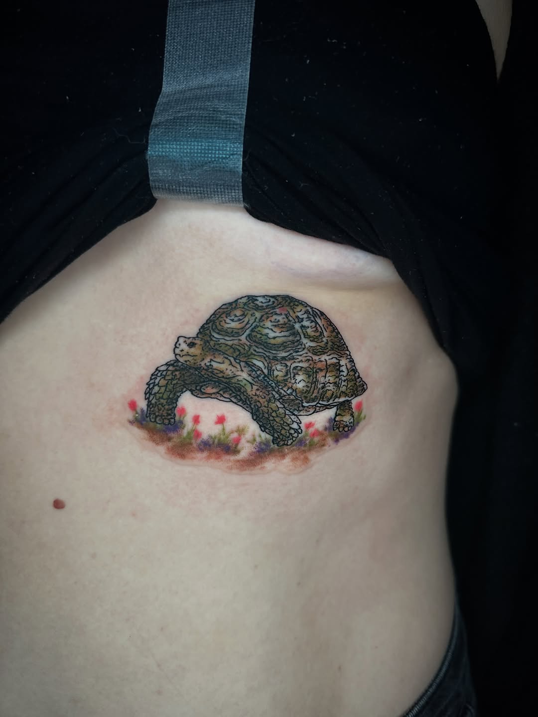 Tattoo by @ladyparaffin — realism, dotwork