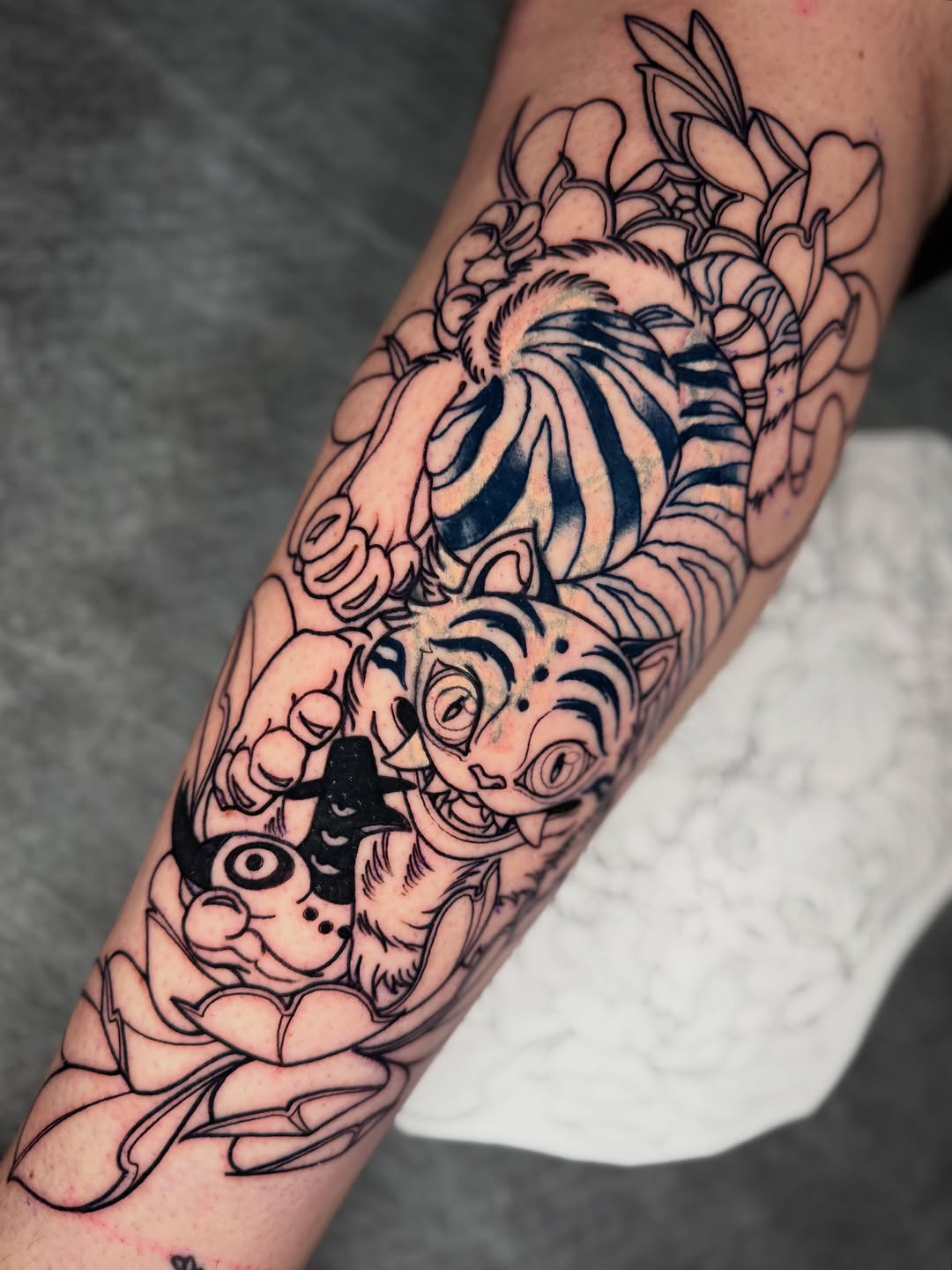Tattoo by @ali_tattoos — japanese_irezumi, blackwork