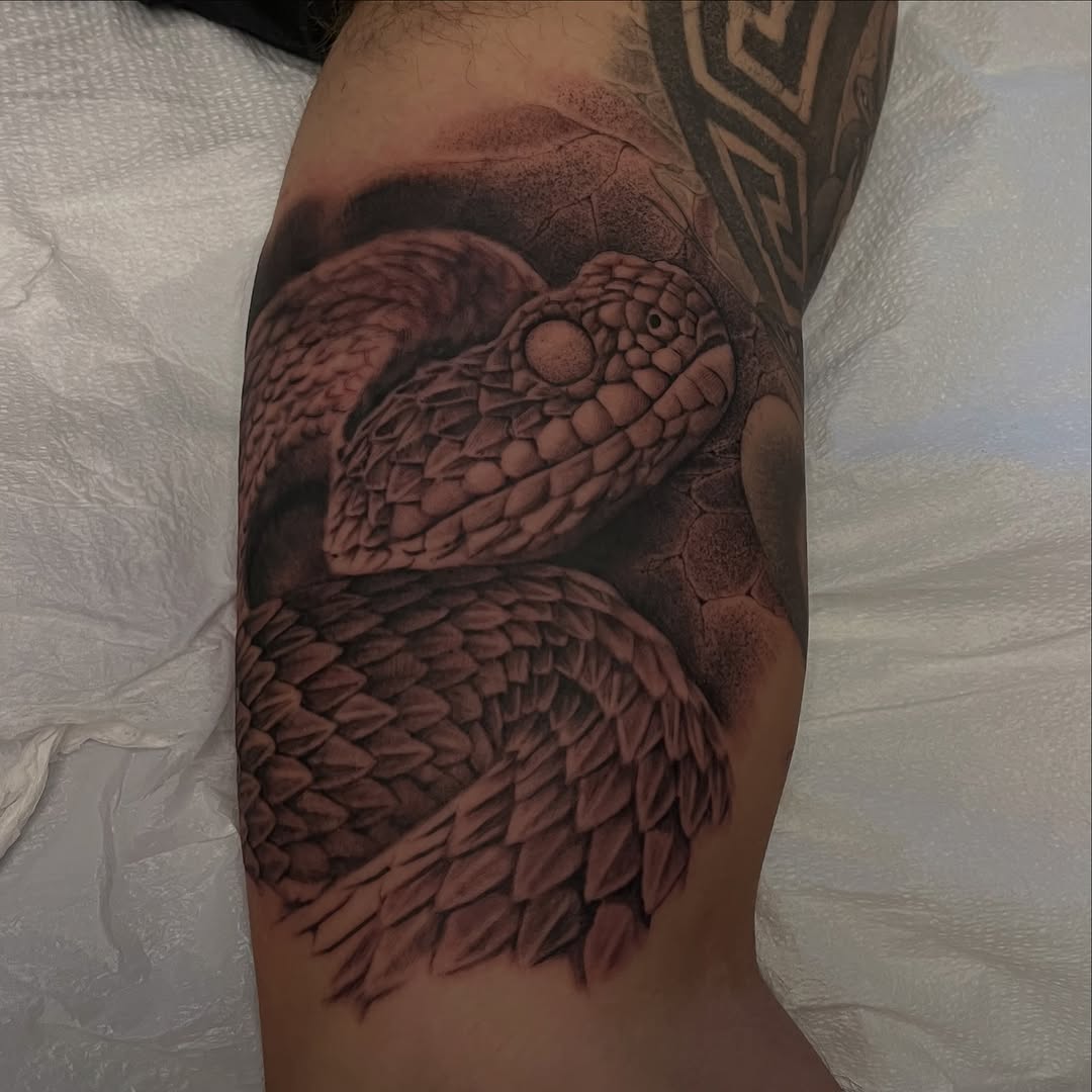 Tattoo by @adamhabecker — realism, black_and_grey