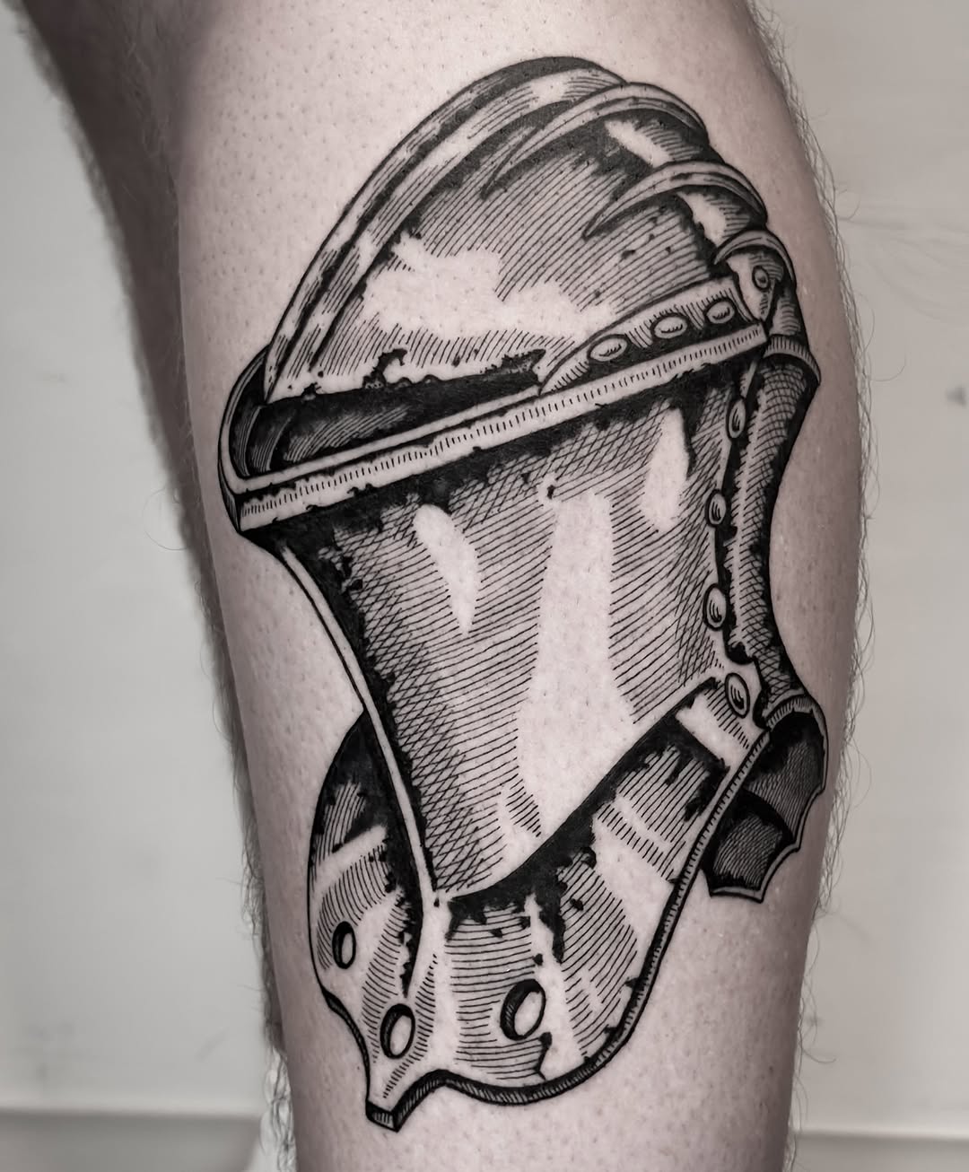 Tattoo by @dokk_vintage — black_and_grey, illustrative