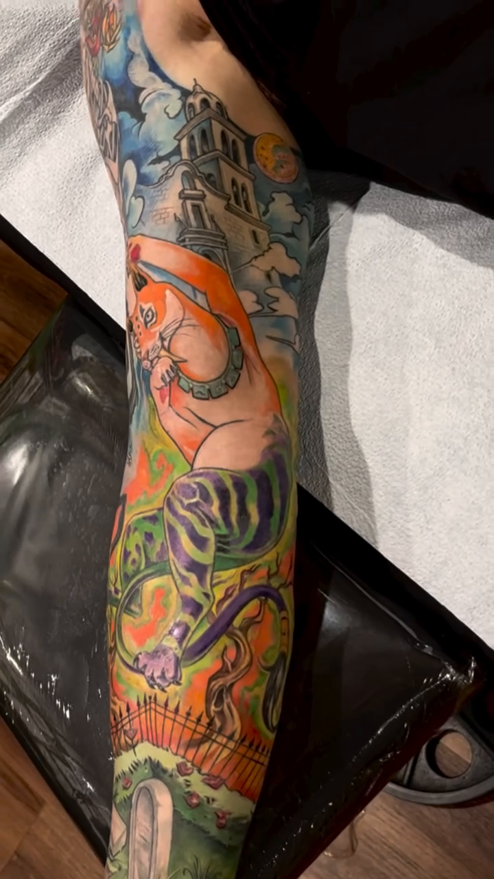 Tattoo by @joshcustomart — japanese_irezumi, neo_traditional