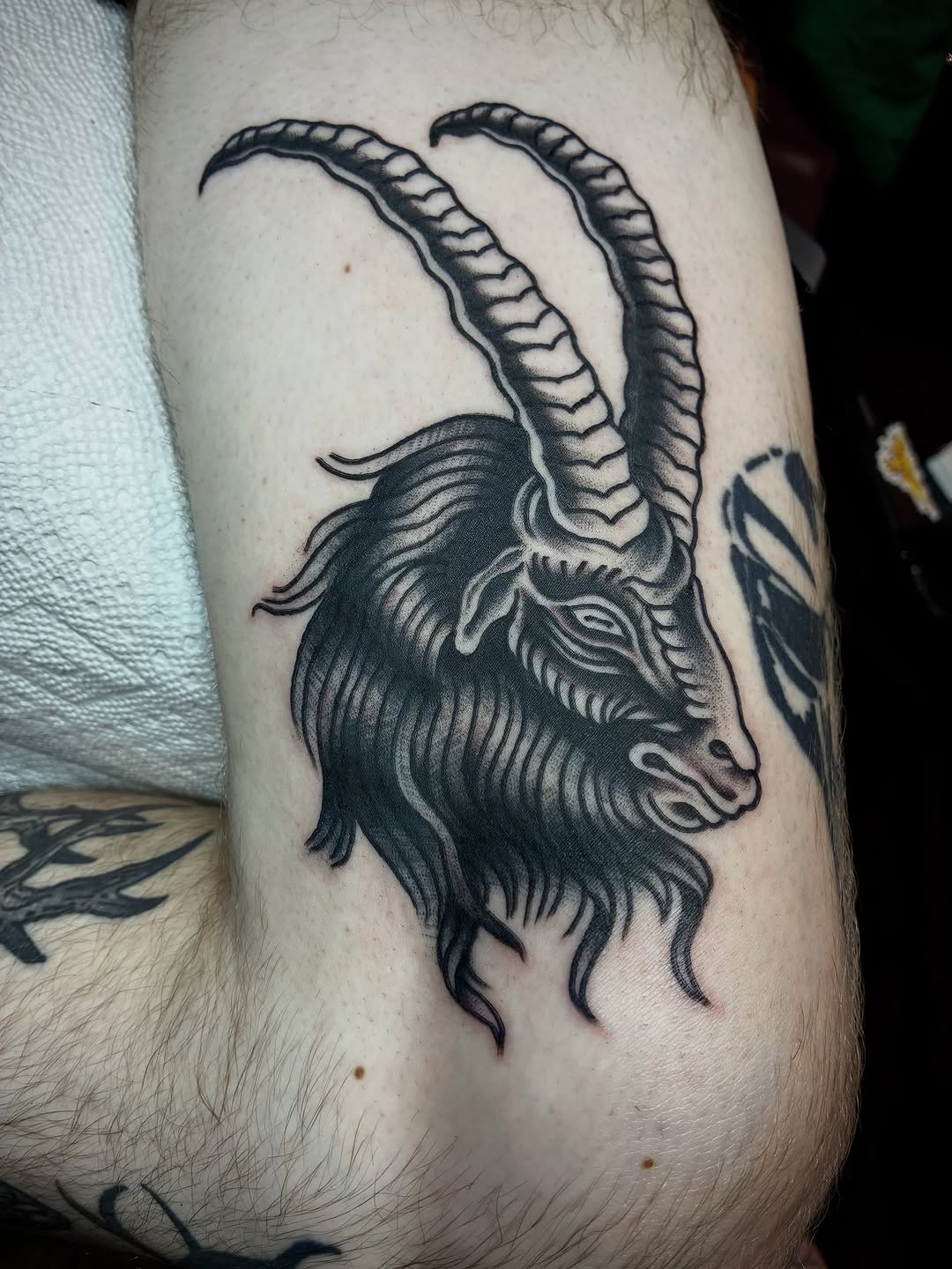 Tattoo by @snakedaggerose — american_traditional, black_and_grey