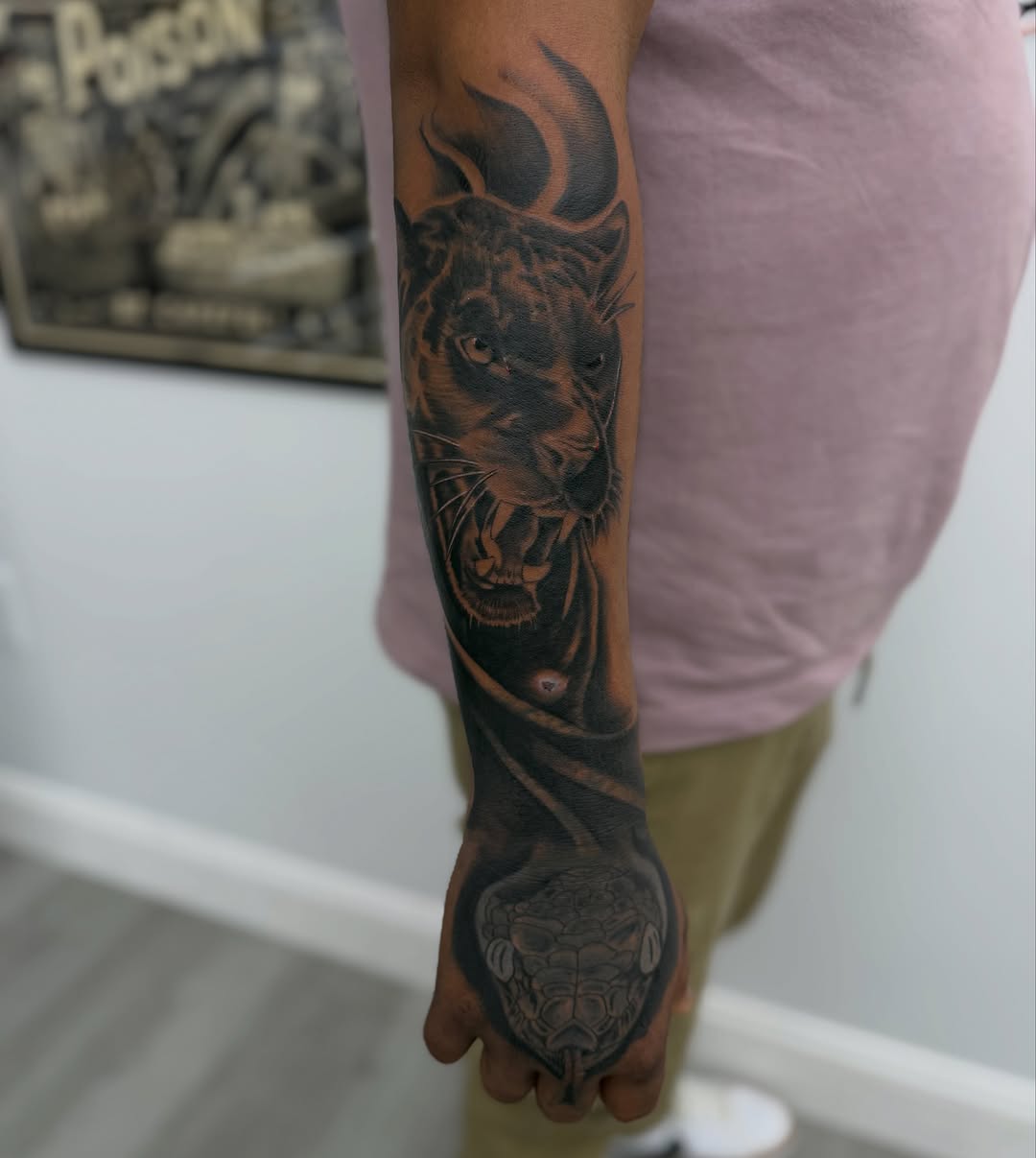 Tattoo by @real_street_tattoos — realism, black_and_grey