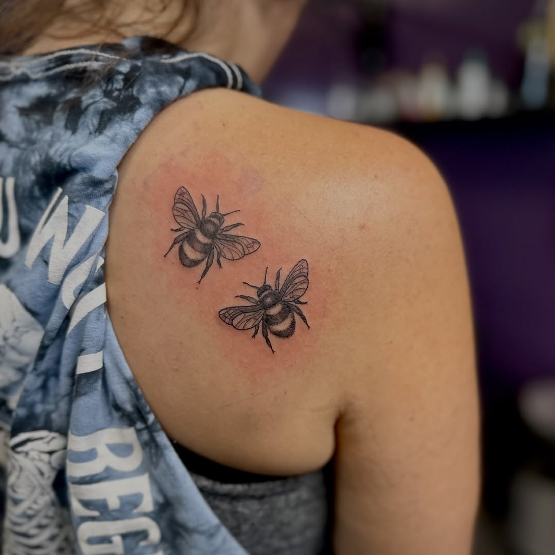 Tattoo by @christhomas.tattoo — fine_line, black_and_grey