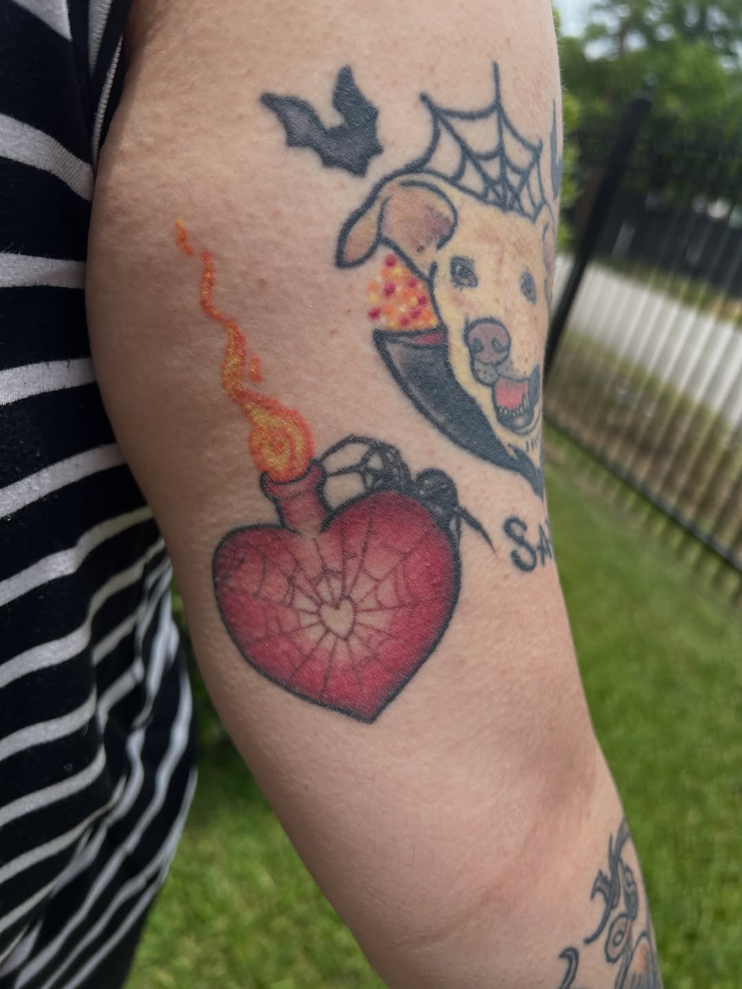 Tattoo by @mortismarauder — american_traditional, new_school
