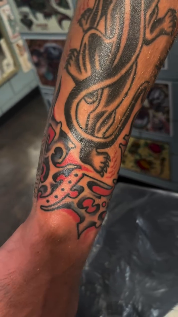 Tattoo by @greenup.tat2 — japanese_irezumi, black_and_grey
