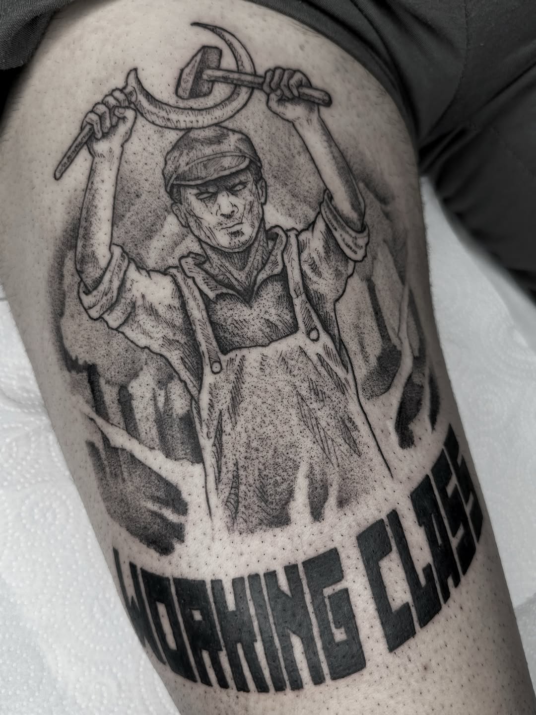 Tattoo by @panyvinoo โ black_and_grey, lettering_script