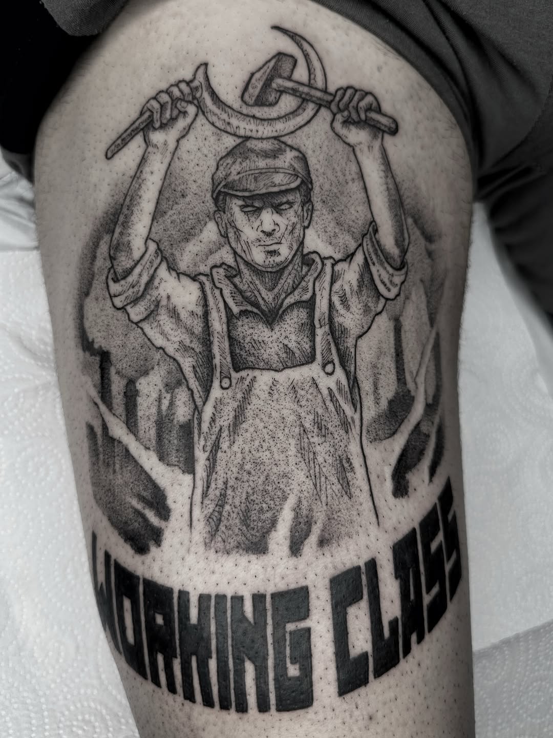 Tattoo by @panyvinoo โ black_and_grey, lettering_script