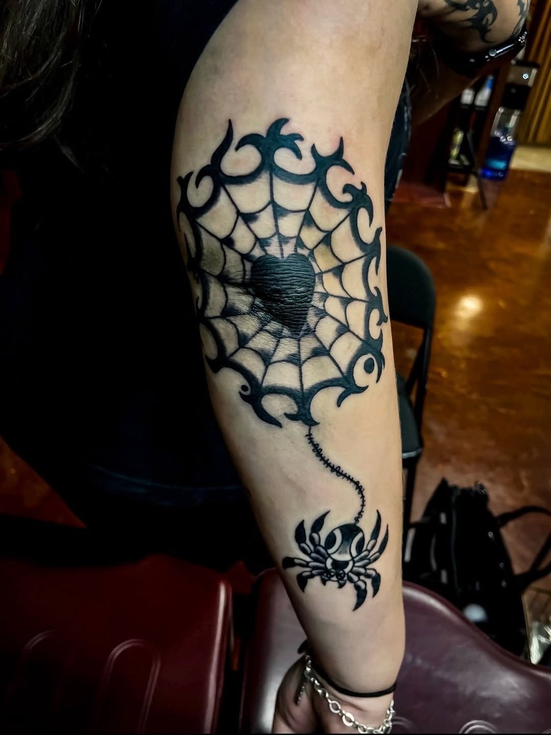 Tattoo by @mia_tatilla — blackwork, tribal
