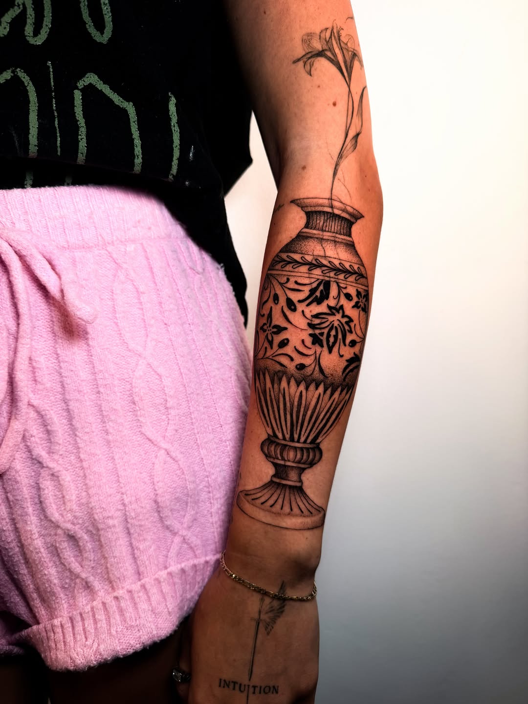 Tattoo by @tattoos_by_carrie — black_and_grey, ornamental