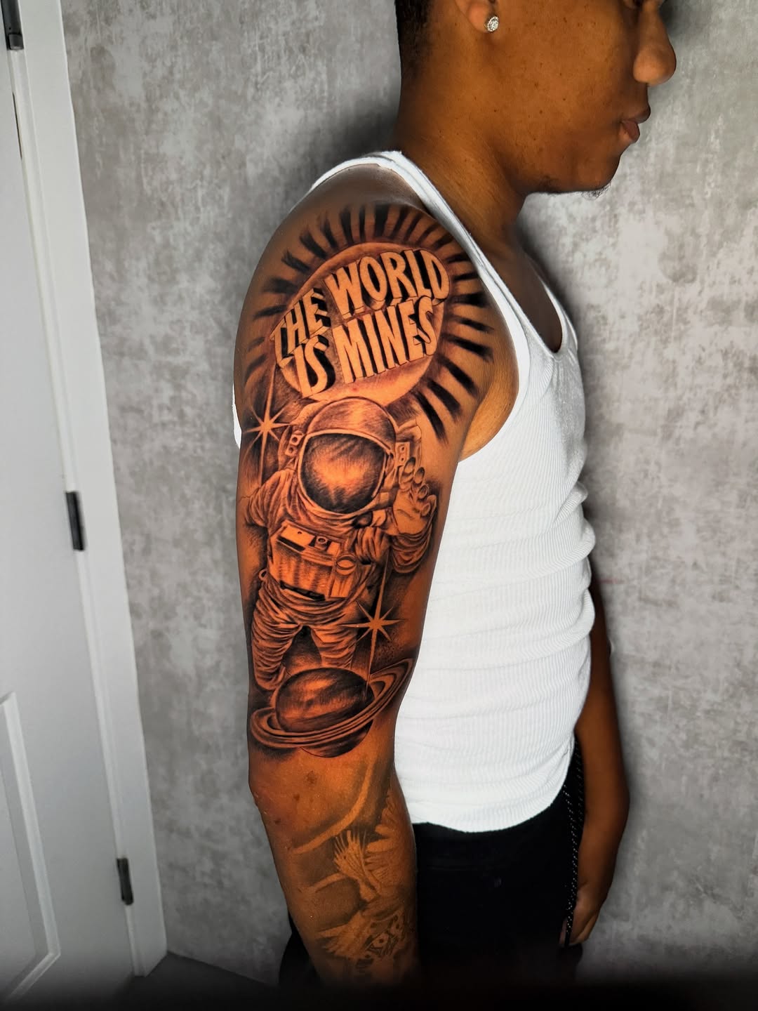 Tattoo by @chiptatt00s — realism, lettering_script