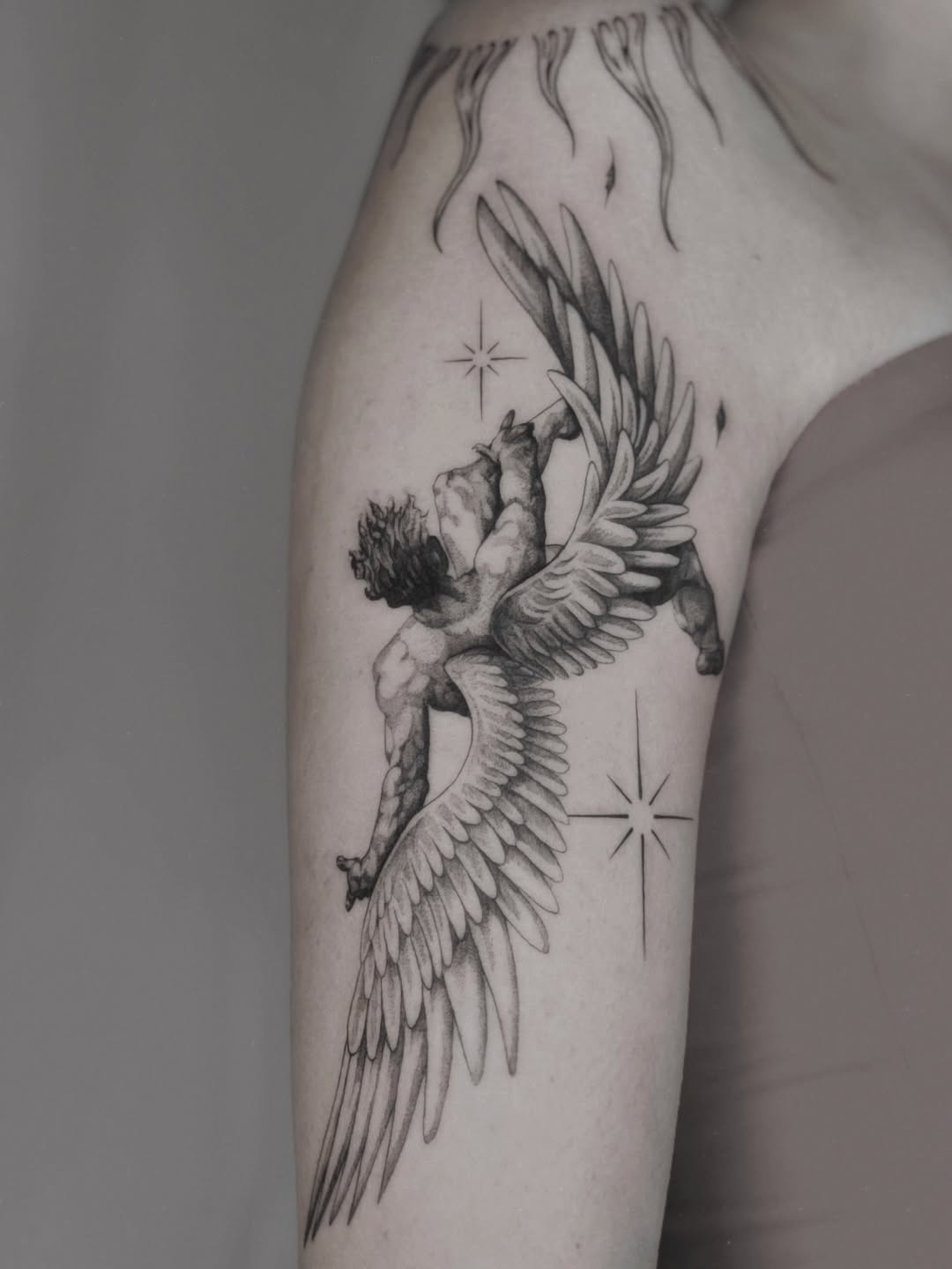 Tattoo by @alanis.ink — realism, black_and_grey
