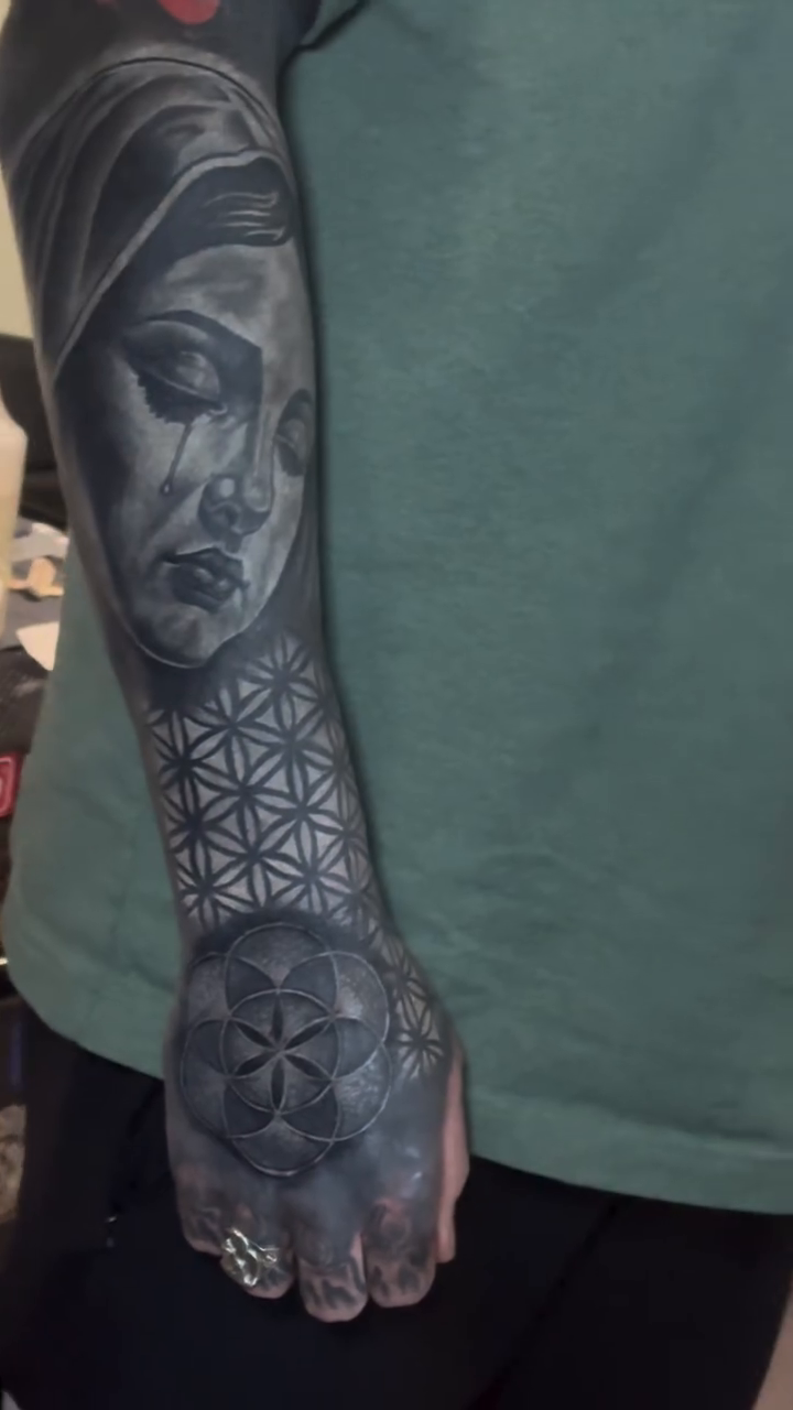 Tattoo by @vonmactattoos — black_and_grey, realism