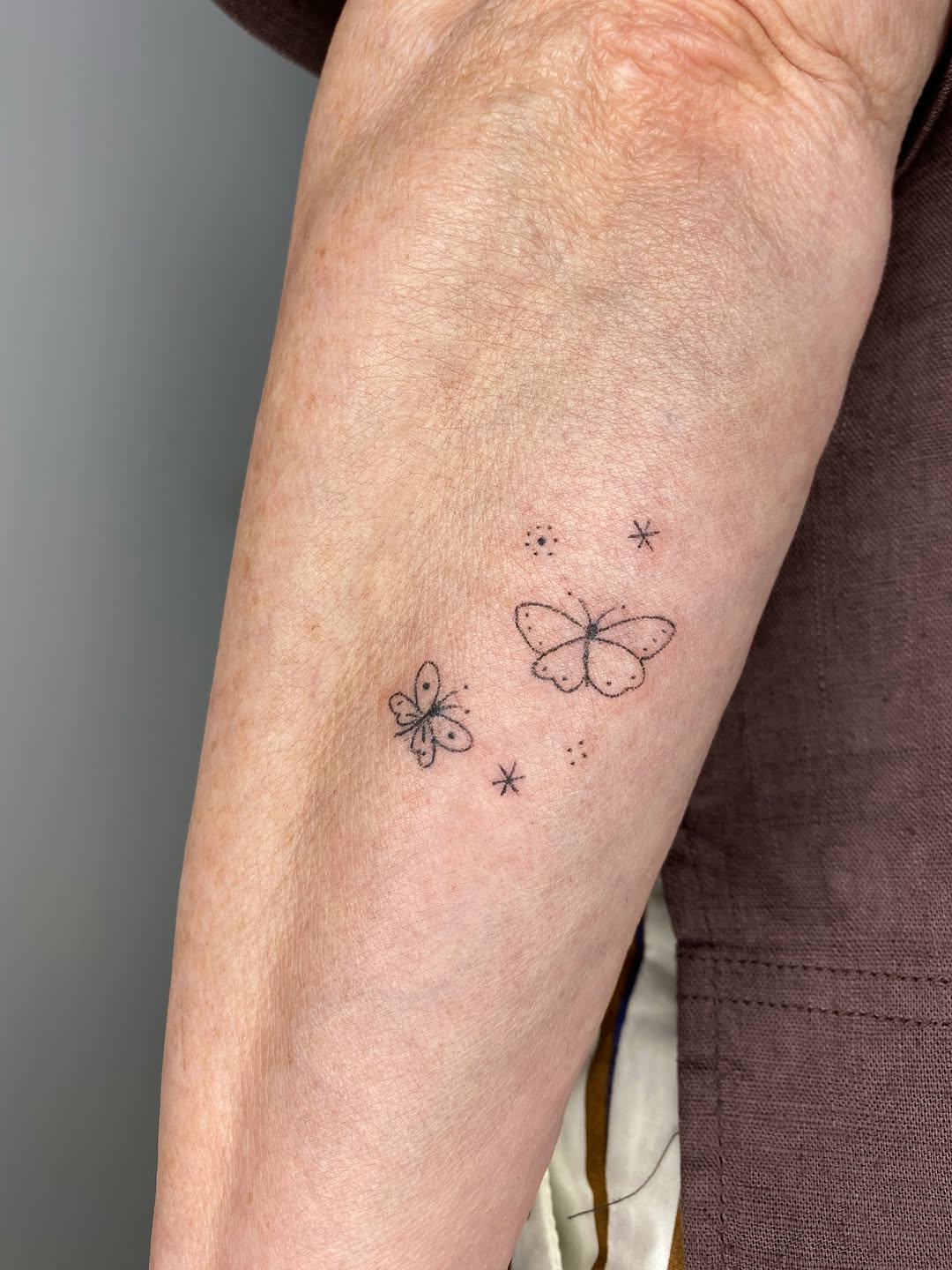 Tattoo by @pokyopokyo — fine_line, minimalist