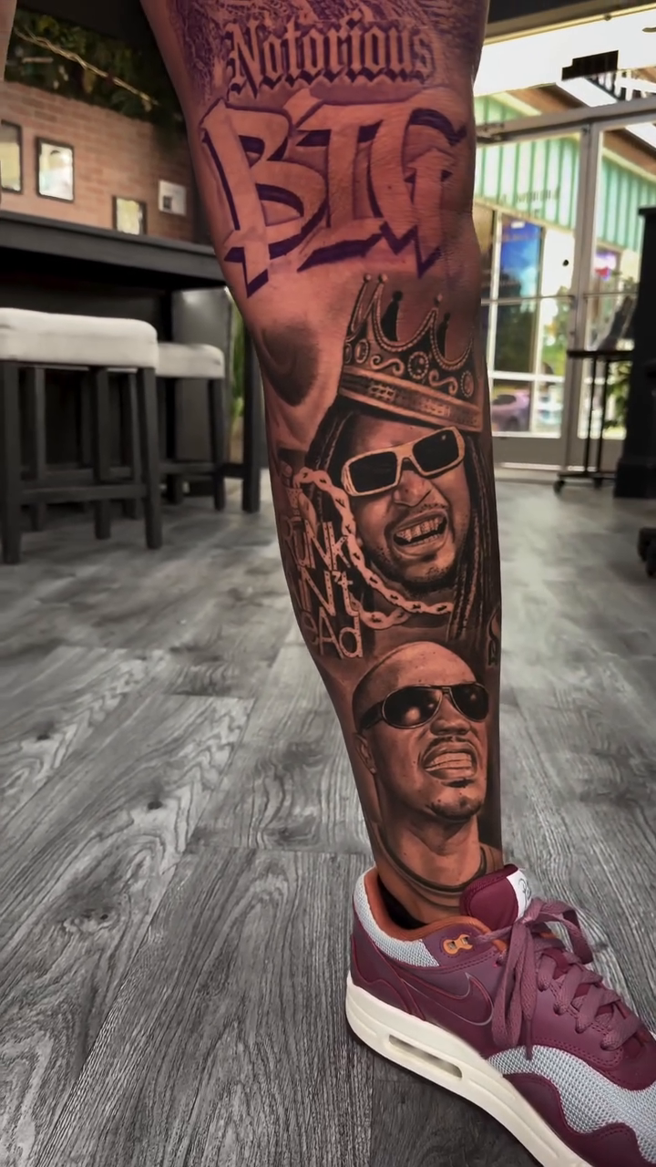Tattoo by @samuellimbertitattoos — realism, black_and_grey