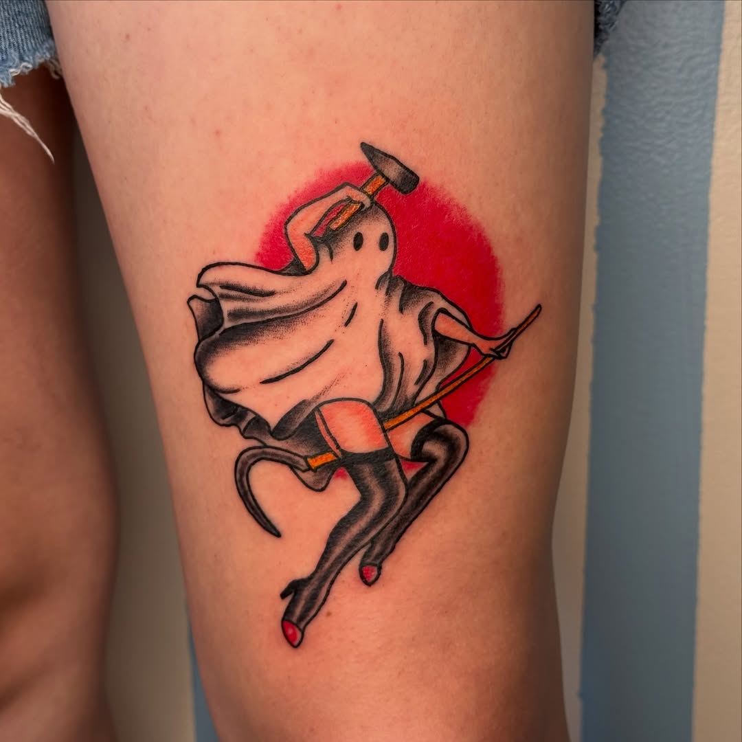 Tattoo by @chachki.papi — american_traditional, new_school