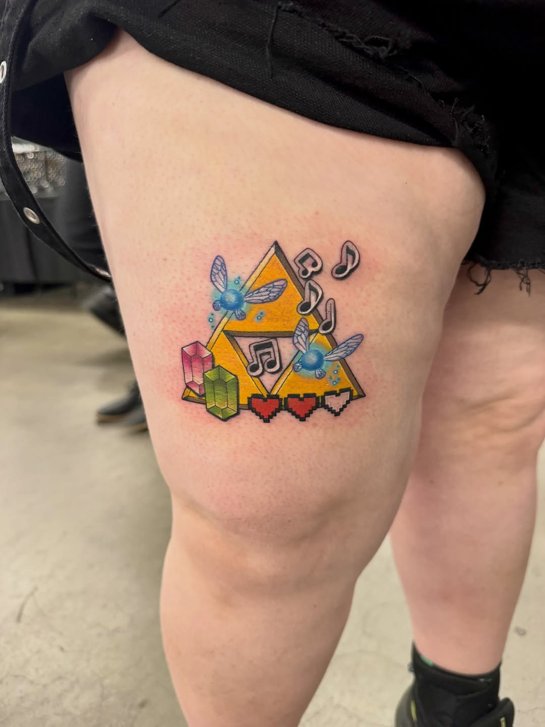 Tattoo by @disnerdtattoo — new_school, anime
