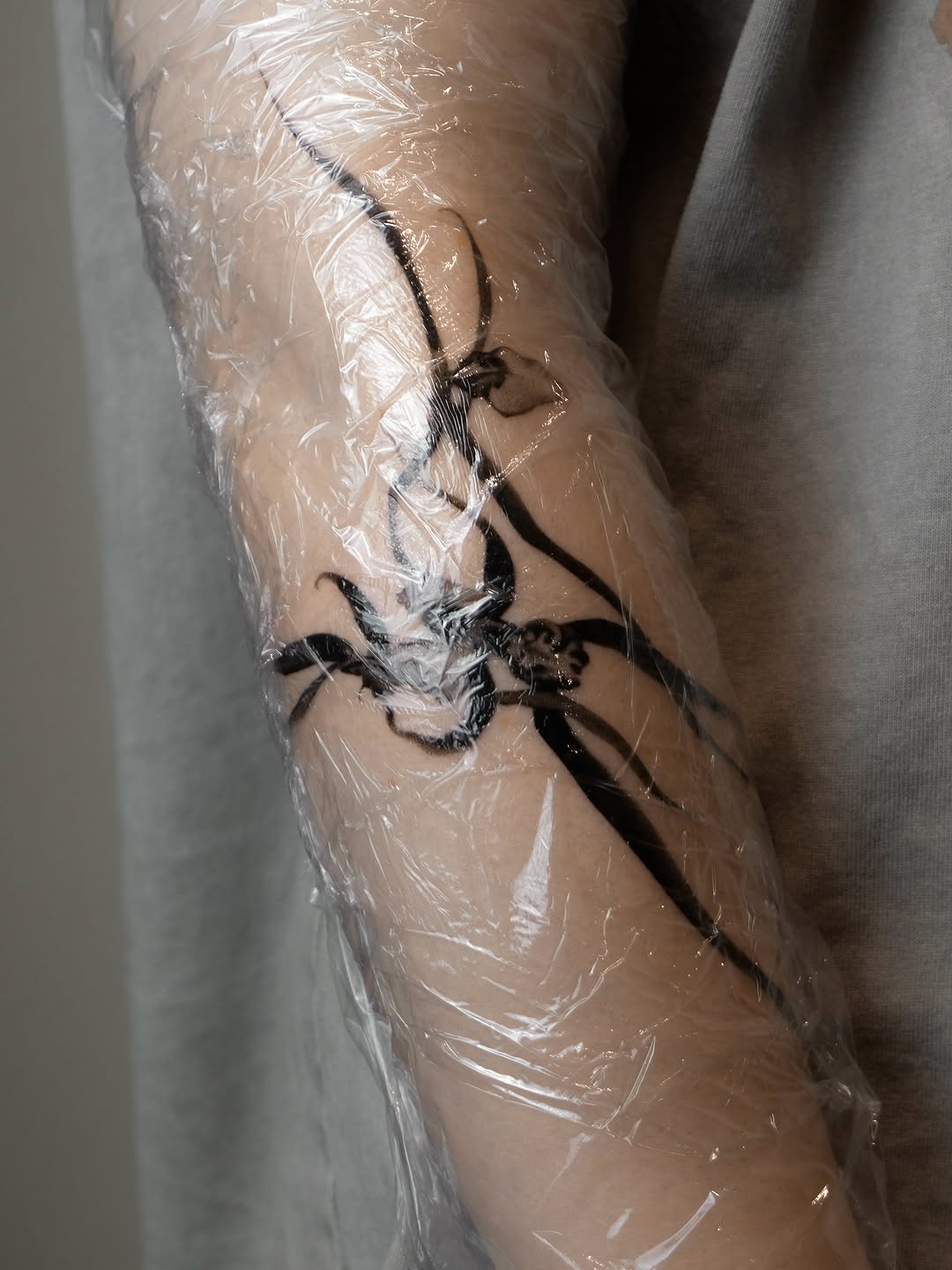 Tattoo by @cr_kr_ — blackwork