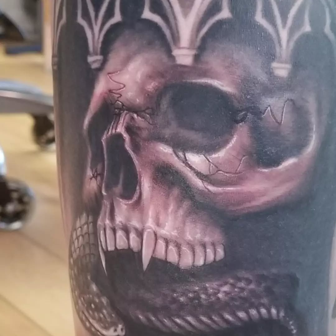 Tattoo by @brianchuntattoo — realism, dark_realism