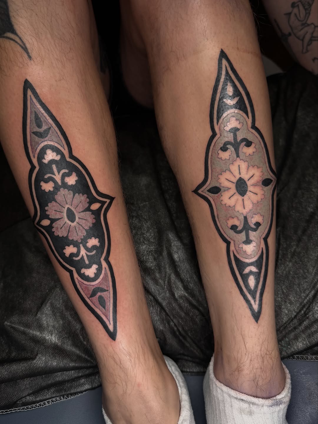 Tattoo by @lilygtattoo β ornamental, black_and_grey