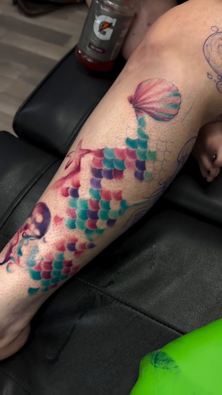 Tattoo by @radtattoo93 โ watercolor, fine_line
