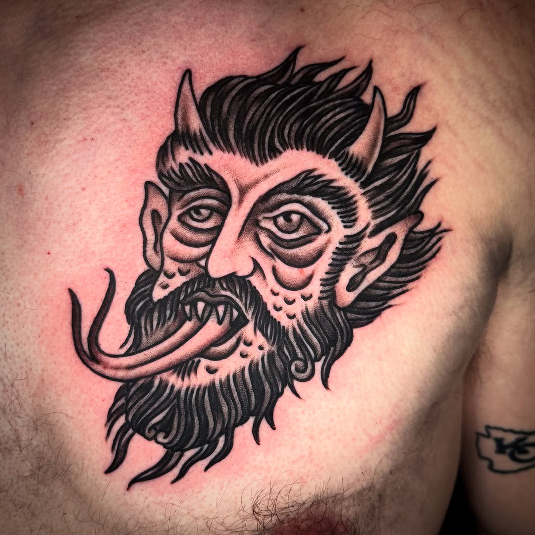 Tattoo by @instagrahamvogel โ american_traditional, black_and_grey