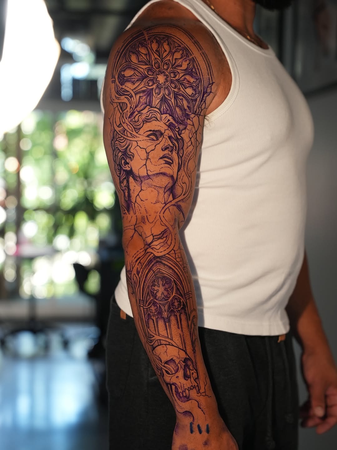 Tattoo by @badvibestattoos — black_and_grey, realism