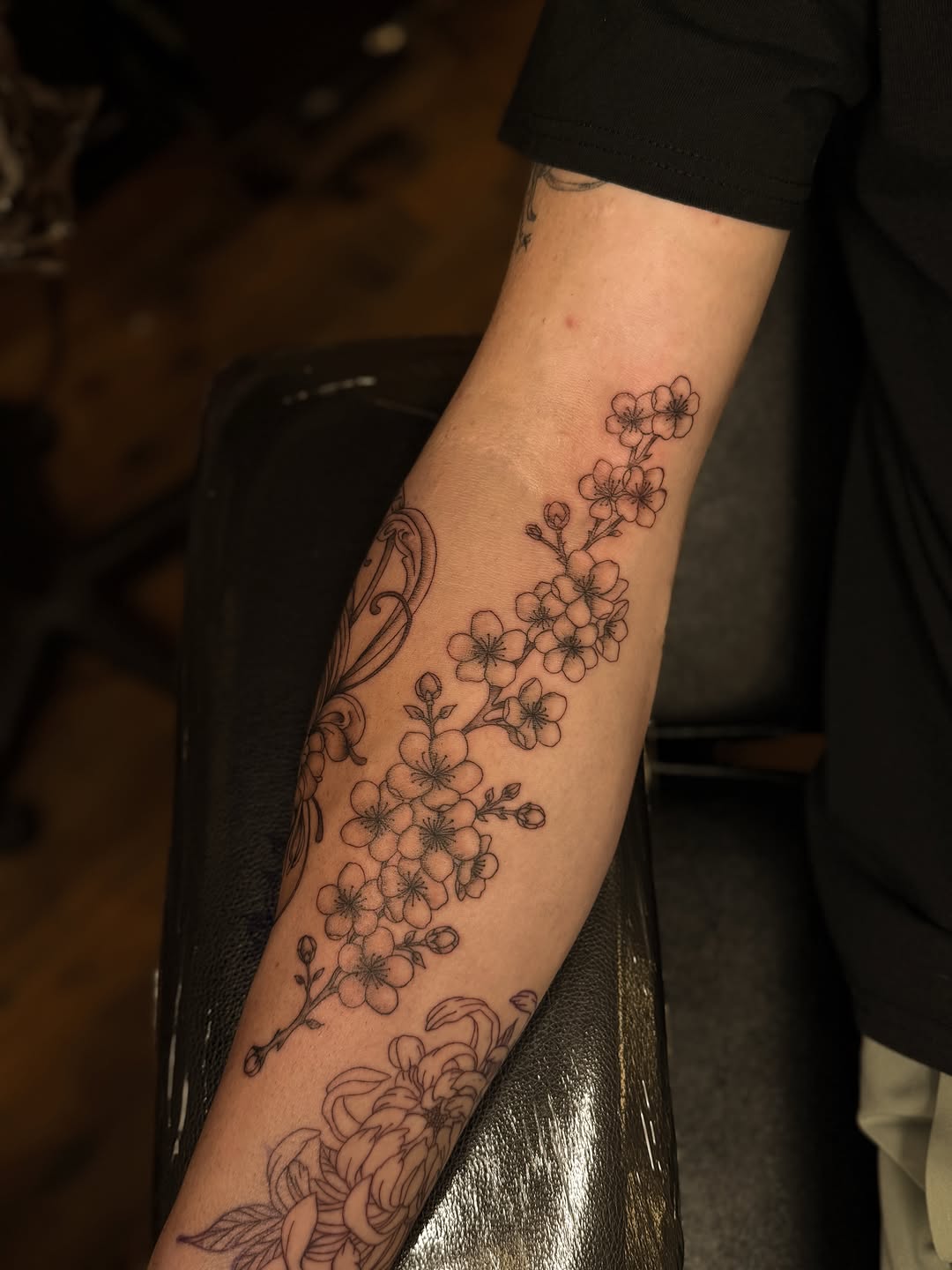 Tattoo by @wildcoyoteco — fine_line, black_and_grey