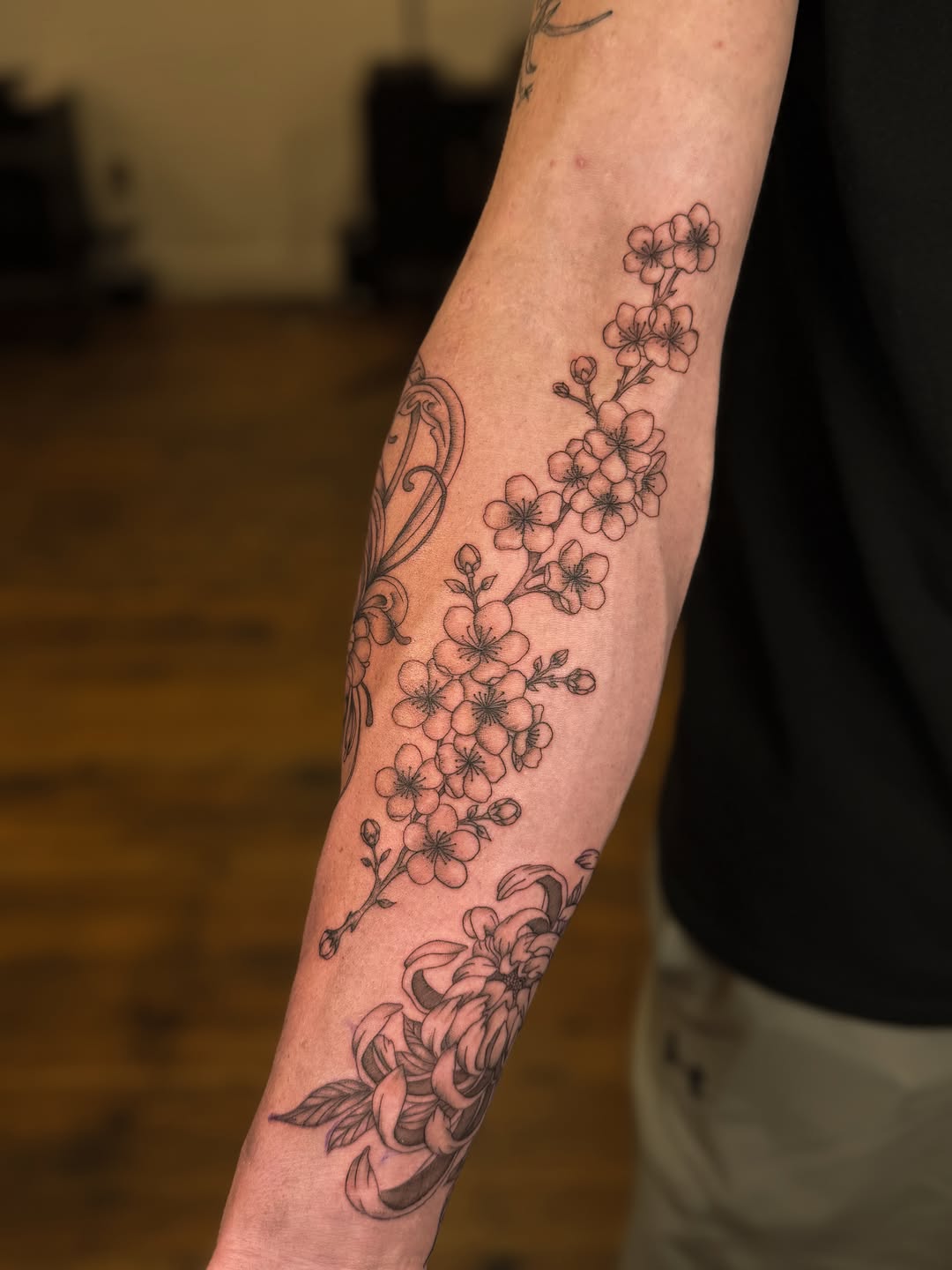 Tattoo by @wildcoyoteco — black_and_grey, realism