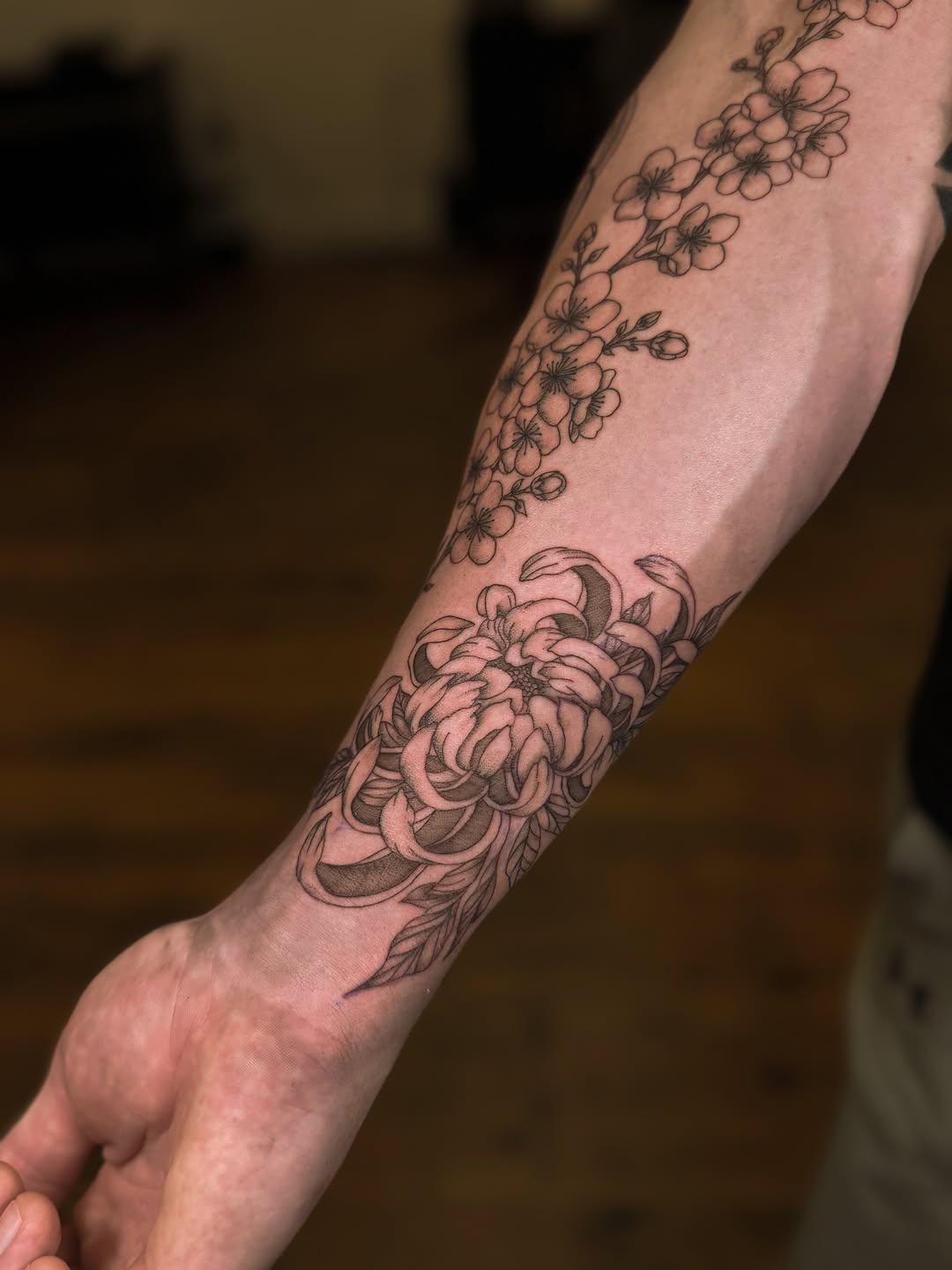 Tattoo by @wildcoyoteco — black_and_grey, fine_line